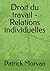 Droit du travail - Relations individuelles (French Edition)