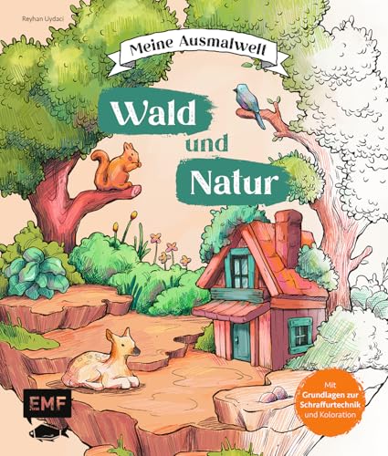 Meine Ausmalwelt: Wald und Natur (Paperback)