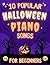 10 Popular Halloween Piano ...