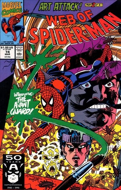Web of Spider-Man #74 : Art and Soul (Art Attack - Marvel Comics)