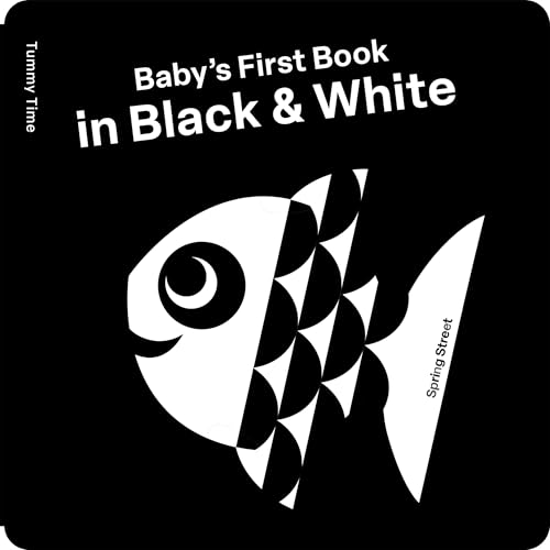 Spring Street Tummy Time: Baby’s First Book in Black & White (Board Book)