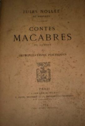 Contes macabres et autres, et improvisations poétiques (Unknown Binding)