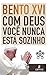 COM DEUS VOCÊ NUNCA ESTÁ SO...