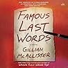 Famous Last Words by Gillian McAllister