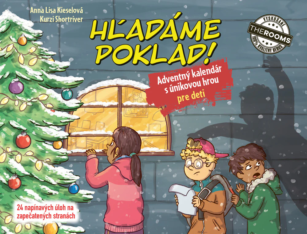 Hľadáme poklad: Adventný kalendár pre deti s únikovou hrou