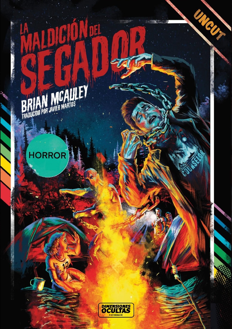 Portada de La maldición del Segador, de Brian McAuley