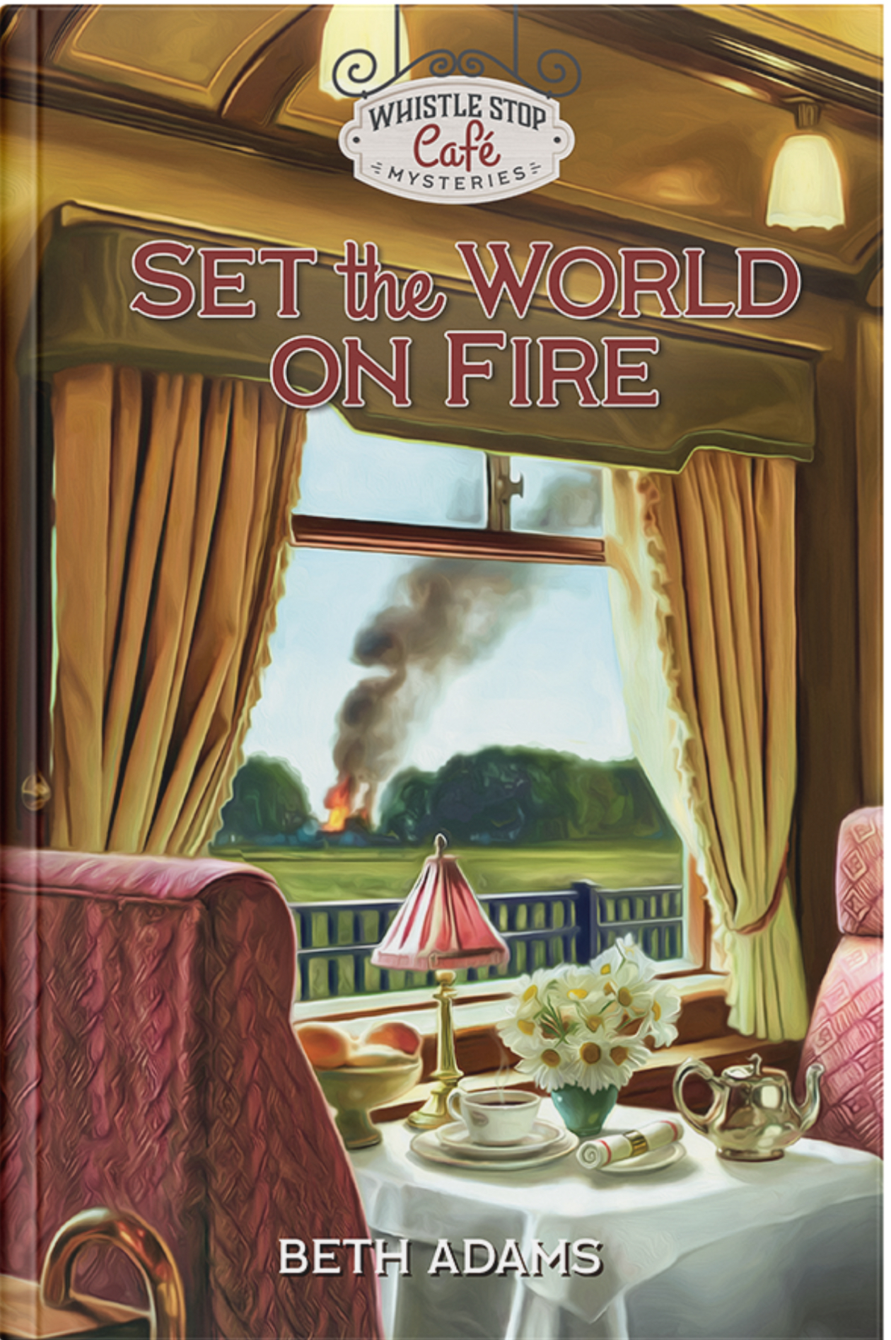 Set the World on Fire (Whistle Stop Café Mysteries Book 14)