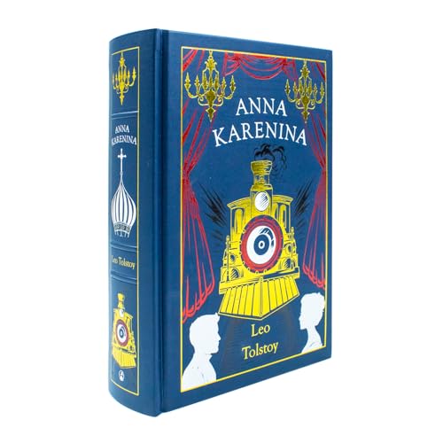 Anna Karenina Deluxe Leather Bound By Leo Tolstoy - Timeless Literary Fiction Hardback Classic Historical Novel (Hardcover)