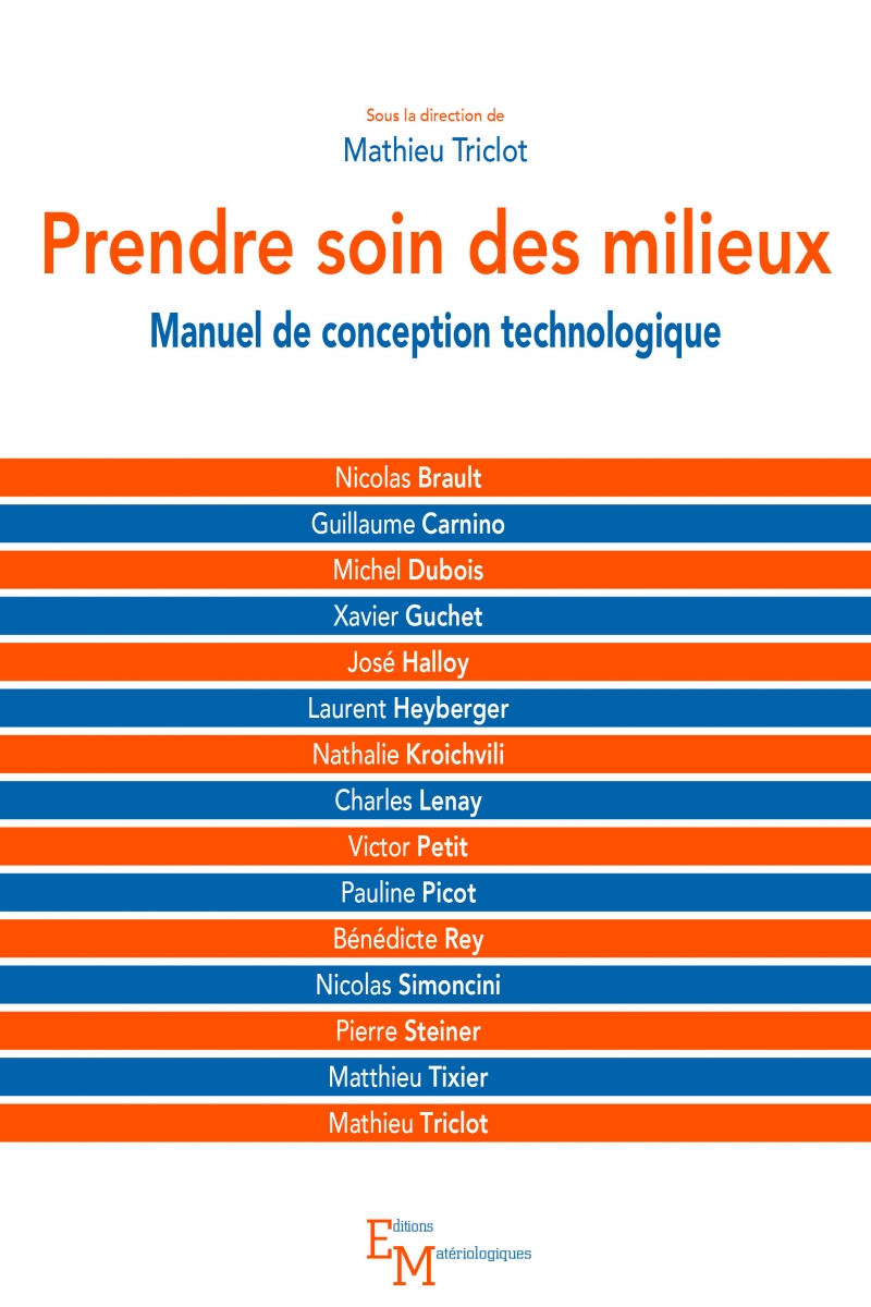 Prendre soin des milieux: Manuel de conception technologique