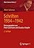 Schriften 1934 - 1942: Hera...