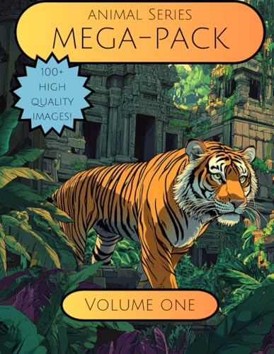 Animal Series Coloring Book - Mega-Pack: Volume One (Animal Series - Doodles Color-Me Books)