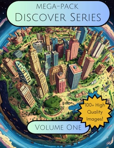 Discover Series Coloring Book - Mega-Pack: Volume One (Doodles Color-Me Books Discover Series)