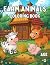 Farm Animals Coloring Book:...