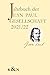 Jahrbuch der Jean Paul Gese...