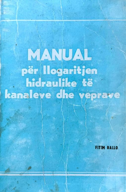 Manual për llogaritjen hidraulike të kanaleve dhe veprave
