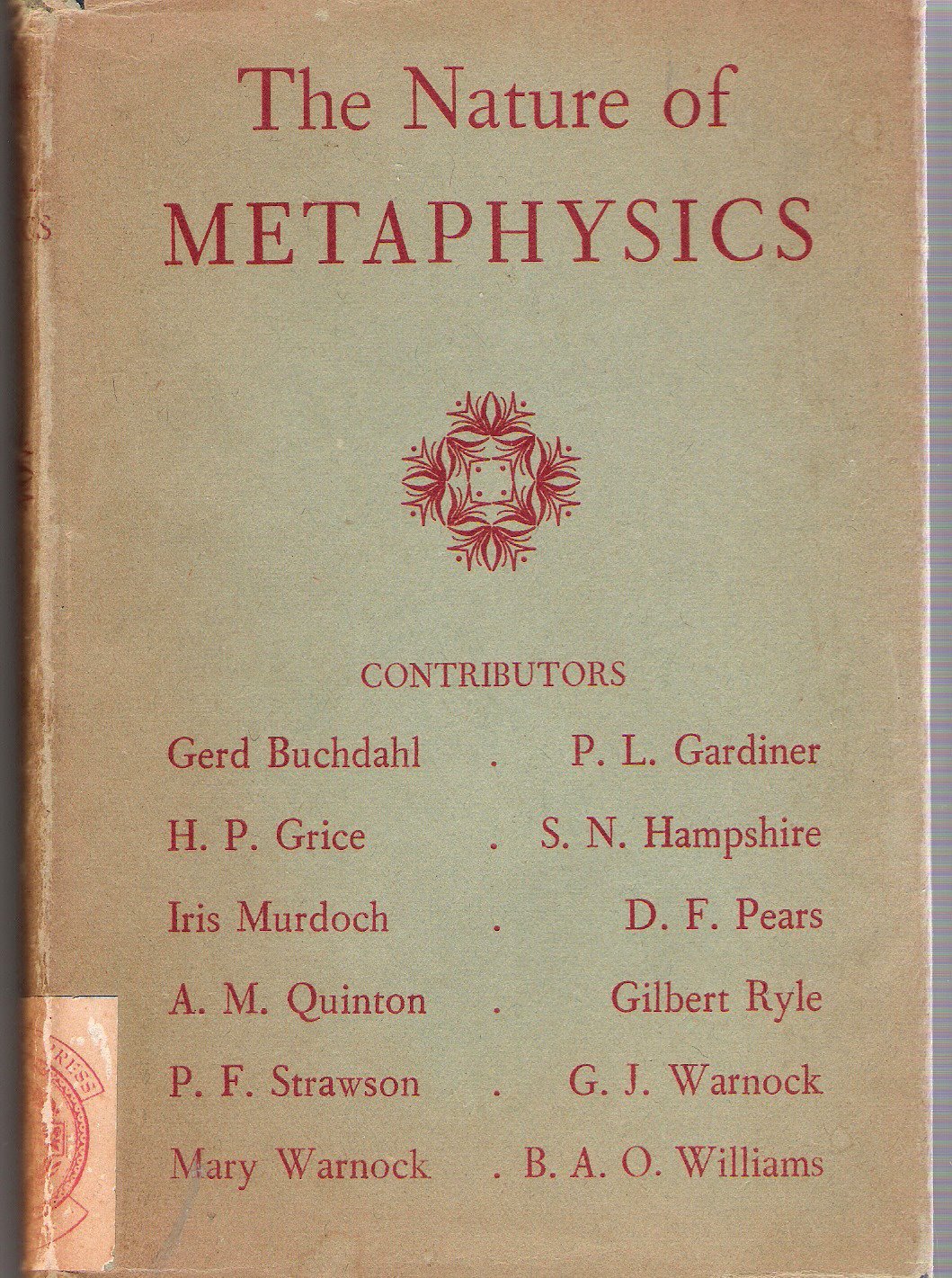The Nature of Metaphysics (Hardcover)
