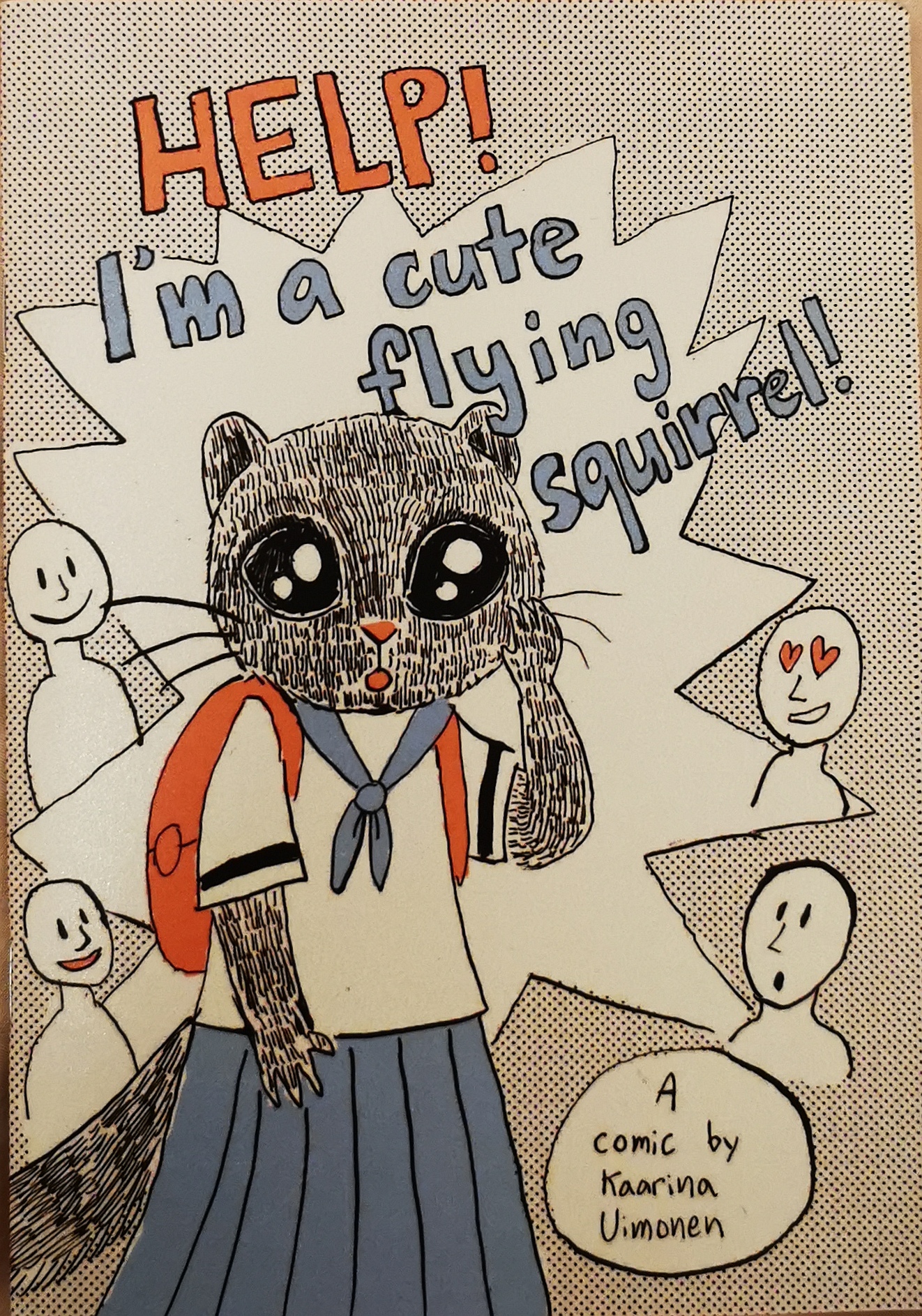 Help! I'm a cute flying squirrel!