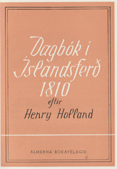 Dagbók í Íslandsferð 1810