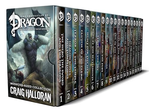 The Chronicles of Dragon Monster-Sized Collection (20 Books, Series 1 & 2): Epic Sword and Sorcery Fantasy Adventure (⚔️ THE MONSTER-SIZED FANTASY LEGENDS COLLECTION)