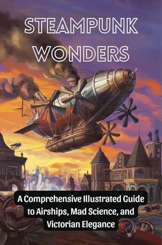Steampunk Wonders: A Comprehensive Illustrated Guide to Airships, Mad Science, and Victorian Elegance (Kindle Edition)
