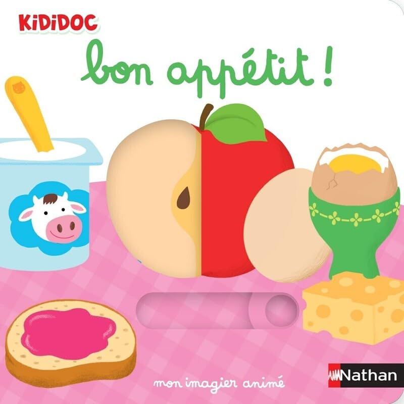 Mon imagier animé bon appétit ! (Board Book)