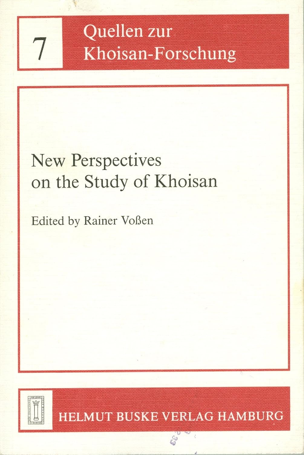 New Perspectives on the Study of Khoisan