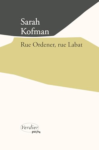 Rue Ordener, rue Labat: suivi de Autobiogravures (Paperback)
