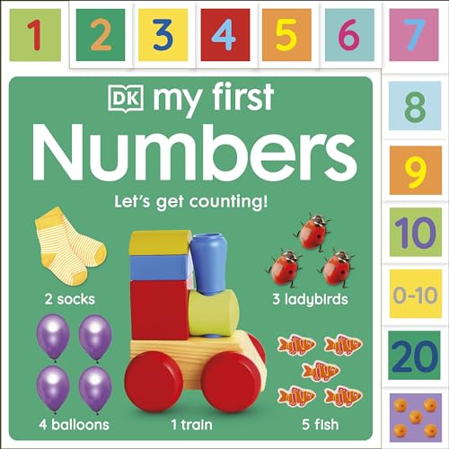 DK My First Numbers Lets Get Counting! (My First Tabbed Board Book).