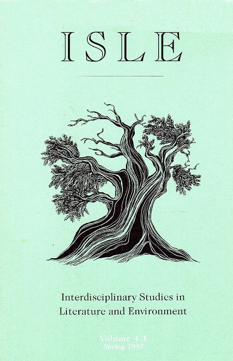 Interdisciplinary Studies in Literature and Environment:  Volume 20, Issue 4, Autumn 2013