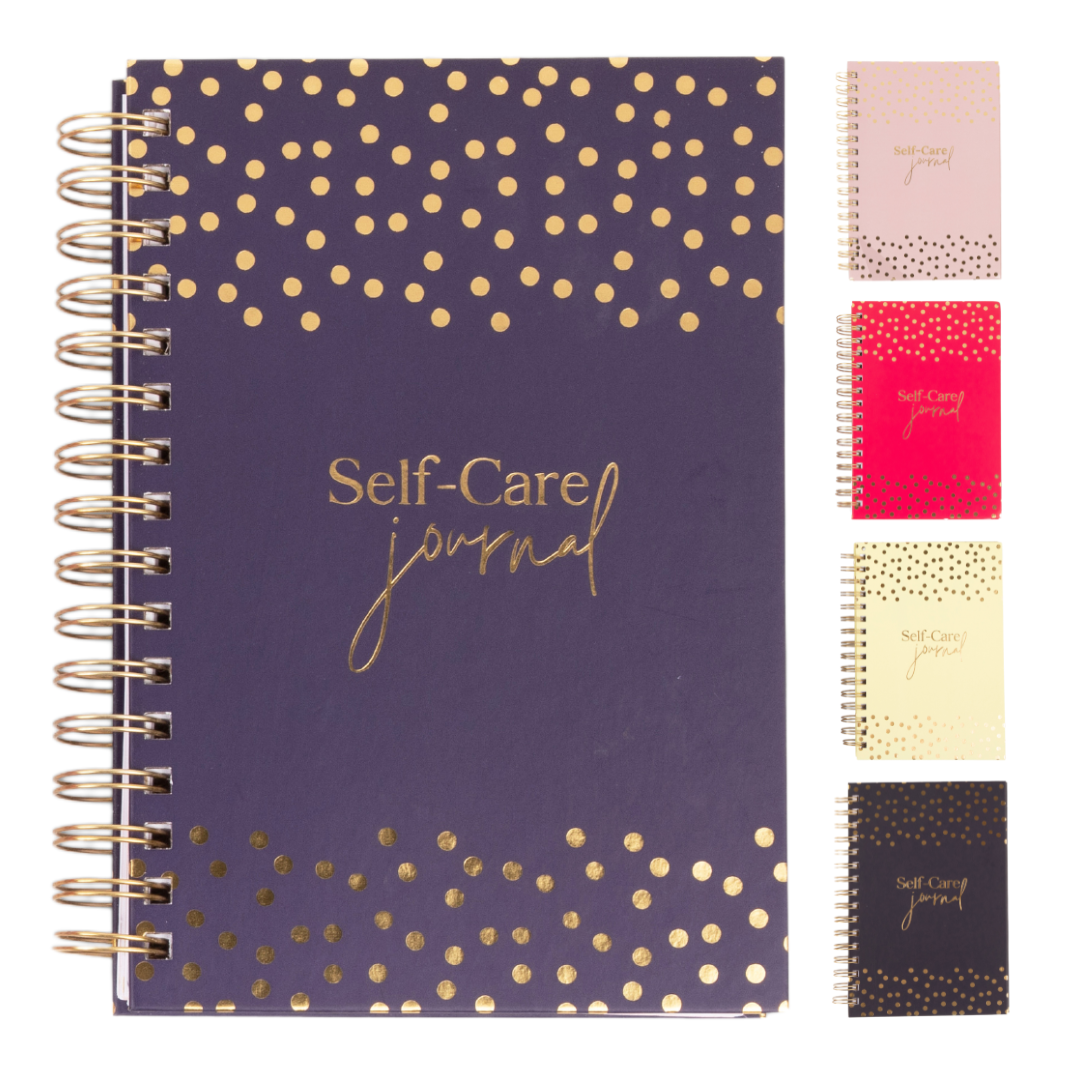 The Daily Self Care Journal for Women - A5, Wellness Journal with Prompts - Goal Journal for Happiness, Mindfulness, Productivity & Personal Development - Reduce Stress & Improve Mental Health - Plum