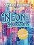 Reverse Coloring Book Neon Horizons by Color Escape