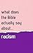 What Does The Bible Actually Say About Racism? by Lucas Rademaker