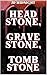 Headstone, Gravestone, Tomb...