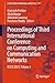 Proceedings of Third International Conference on Computing an... by Giancarlo Fortino