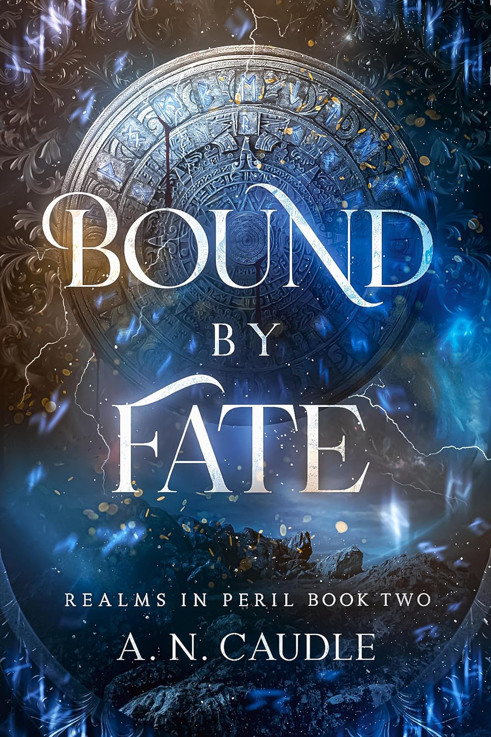 Book cover: Bound by Fate (Realms in Peril #2) by A.N. Caudle