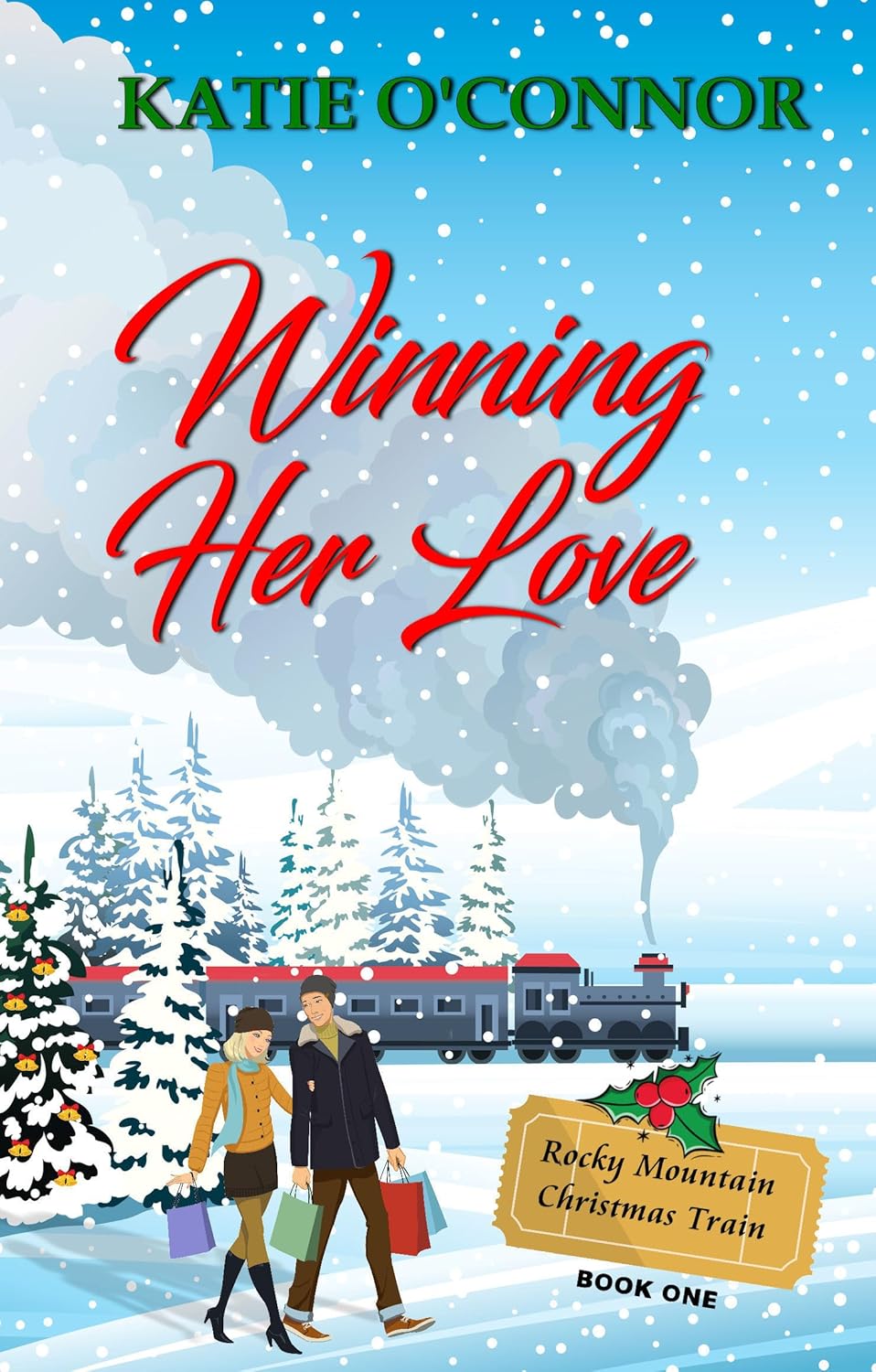 Winning Her Love (The Rocky Mountain Christmas Train Book 1)