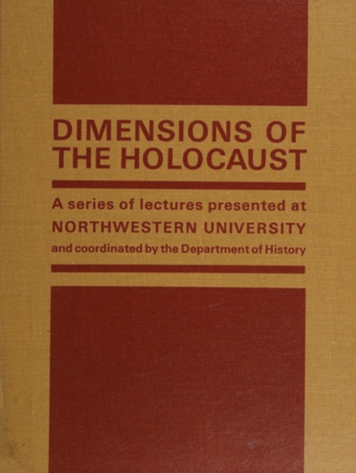 Dimensions of the Holocaust (Paperback)
