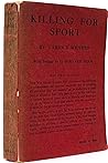 Killing for Sport by Henry Stephens Salt