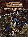 Monster Manual IV by Wizards of the Coast