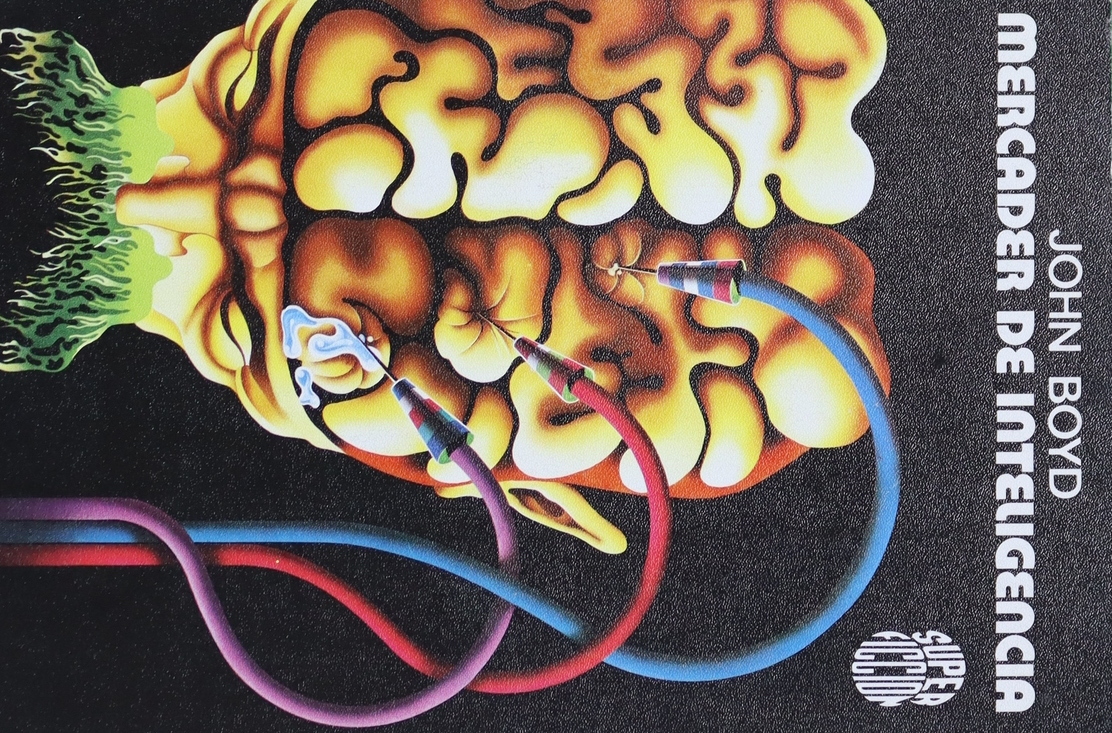 Portada de Mercader de inteligencia, de John Boyd