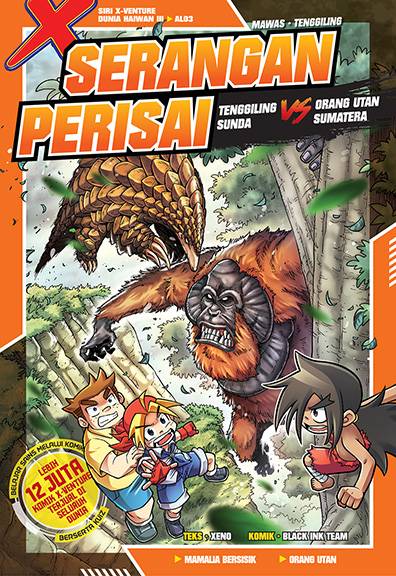 Siri X-VENTURE Dunia Haiwan III 03: Serangan Perisai [Tenggiling Sunda vs Orang Utan Sumatera]