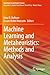 Machine Learning and Metaheuristics: Methods and Analysis (Algorithms for Intelligent Systems)