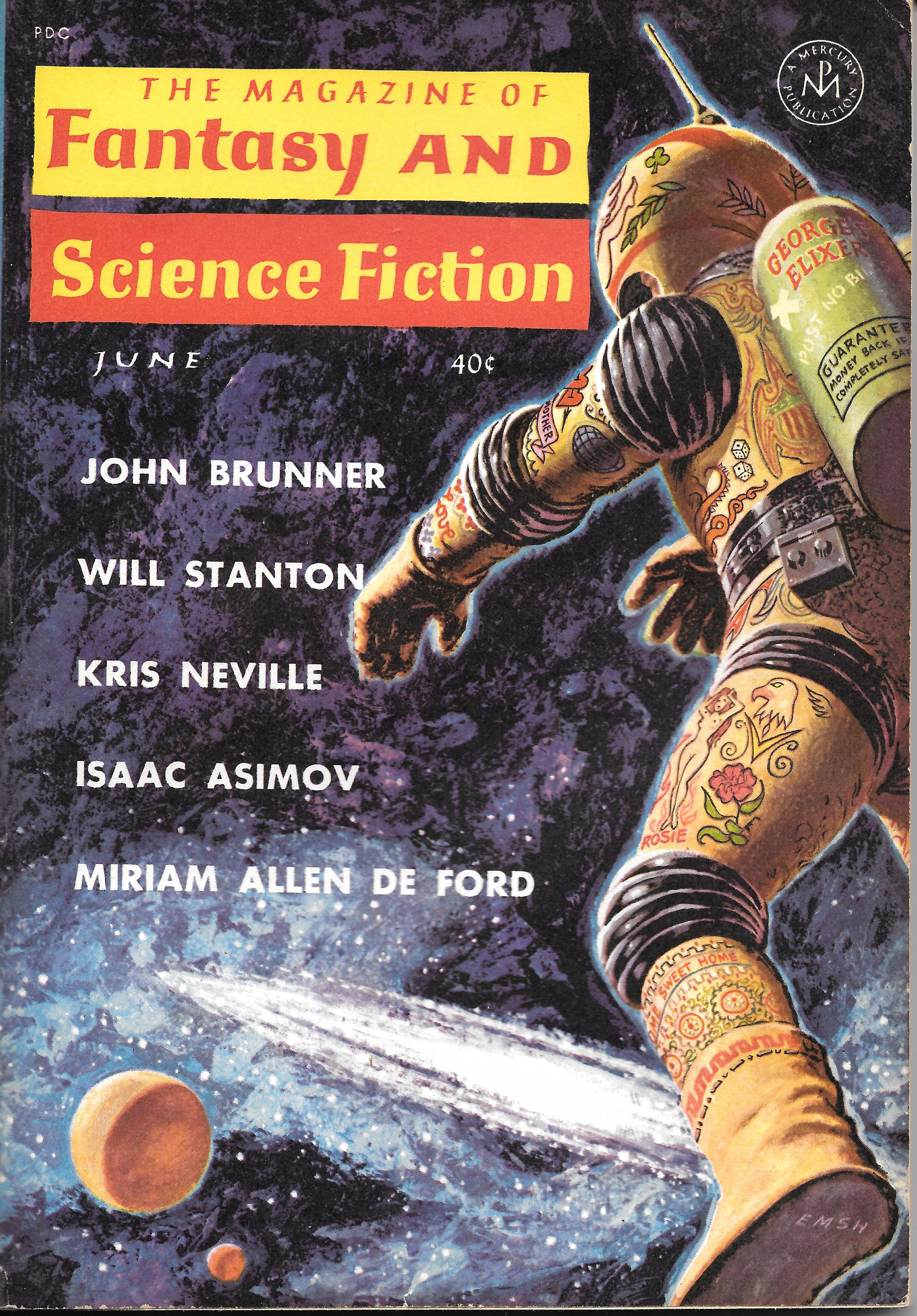 The Magazine of Fantasy and Science Fiction - June 1962 (Paperback)