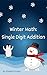 Winter Math: Adding Single Digits (Winter Math Flash Cards)