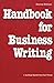 Handbook for Business Writing