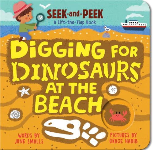 Digging for Dinosaurs: At the Beach (Board Book)