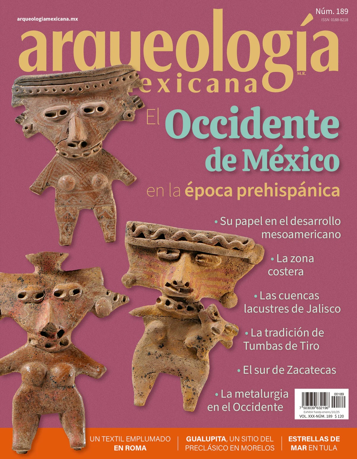 El Occidente de México en la época prehispánica (Arqueología Mexicana, noviembre-diciembre 2024, Volumen XXX, n. 189)
