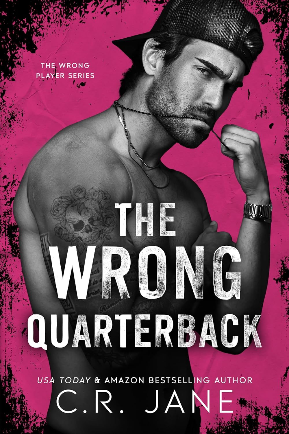 Book cover: The Wrong Quarterback (The Wrong Player #1) by C.R. Jane