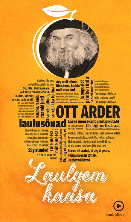 Laulgem kaasa. Ott Arderi laulusõnad