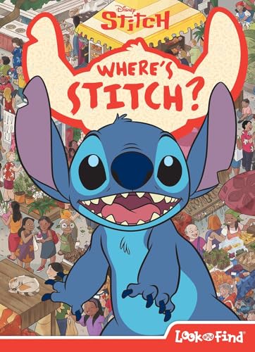 Disney Lilo & Stitch – Where’s Stitch? Look and Find Activity Book - PI Kids (Hardcover)